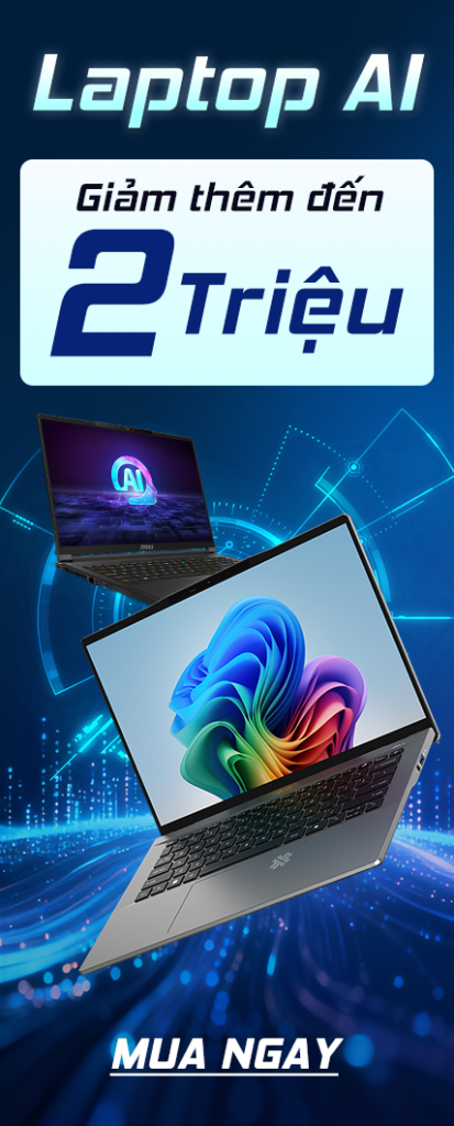 Laptop AI - ưu đãi mùa tựu trường