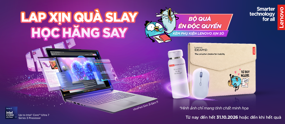 Tựu trường cùng Lenovo