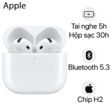 Tai nghe Bluetooth Apple AirPods 4 chống ồn chủ động | Chính hãng Apple Việt Nam